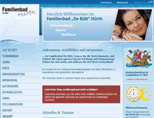 Tablet Screenshot of familienbad.com